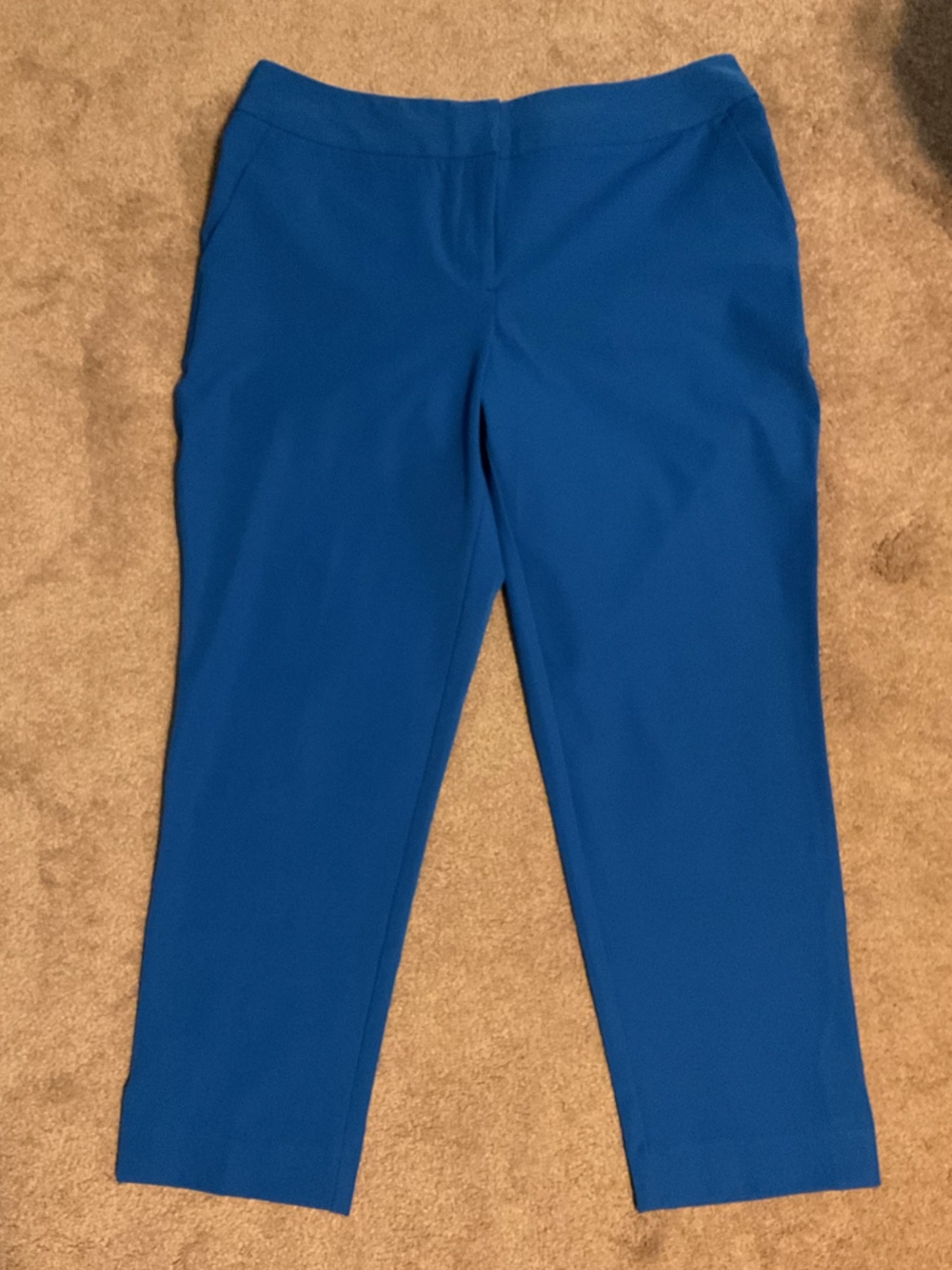 Worthington Royal Blue Straight Ankle Pants